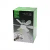 KİWİ KFAN-7681 (2İN1=TAVAN VANTİLATÖR & AVİZE LAMBA) ( KUMANDALI ) ( 52CM ) (6-BEYAZ PLASTİK KANAT) (3-KADEME HIZ) (MOTOR-30W)*12