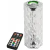 Kristal Masa Lamba LED Bluetooth Hoparlör Uzaktan Kumandalı