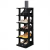 LUXURY SHOE RACK OM-0910-1023-0787 ( 5 KATLI ) ( SİYAH ) LÜKS PLASTİK AYAKKABILIK*8