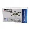 MASTER MTR-F950 (BRONZ METAL GÖVDE & KAHVE AHŞAP 4-KANAT) (2İN1=TAVAN VANTİLATÖR & AVİZE LAMBA) (42) (MOTOR-55W) (LED-45W)*1
