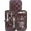 Mujgan Tırnak Makası Tırnak Bakım Seti Deri Çantalı 12 Parça Set