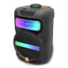 Platoon PL-4361 BT USB SD AUX 8 İNÇ Mikrofonlu Anfi Yüksek SES Taşınabilir RGB Işıklı Hoparlör
