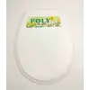 POLY ET-011 BEYAZ YUMUŞAK KLOZET KAPAK BÜYÜK PUF*17