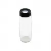 QLUX C-00343 GLASSLUX LINED ( JAR ) ( CAM ) KAVANOZ ( ÇOKGEN ) ( 1600CC ) ( SİYAH PLASTİK KAPAK=PENCERELİ ) 6=K