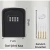 Şifreli Anahtar ve Eşya Saklama Güvenlik Kasası