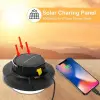 Solar Panelli Telefon Şarj Özellikli Çok Fonksiyonlu Kamp Lambası Aydınlatma