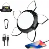 Solar Panelli Telefon Şarj Özellikli Çok Fonksiyonlu Kamp Lambası Aydınlatma
