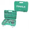 TOOLS (108PCS) LOKMA SETİ ( LOKMA & SOKET & BİTS ADAPTÖR & 2AD.CIRCIR KOLU ) ( PLASTİK ÇANTALI )*6