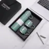VACUUM FLASK SET ( ÇANTALI ) ( 3PCS BARDAKLI ) RENKLİ ÇELİK TERMOS SETİ ( 500ML )*50