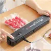 Vacuum Sealer Ev Tipi Vakumlama ve Yapıştırma Makinesi + 10 Adet Vakum Poşeti