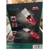 Waer Erkek Tıraş Makinesi Çift Batarya Berber Tipi WA-001