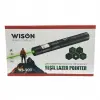 Wison WS-503 100MW 3.7V 3200 mAh Desen Başlıklı Şarjlı Yeşil Lazer Pointer