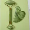 Yeşim Taşı (Jade) Kalp Gua Sha Yüz Masaj Aleti