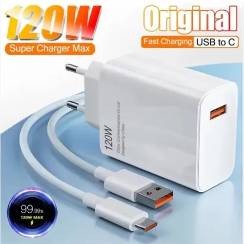 120 Watt Hızlı Çift Turbo Şarj Cihazı