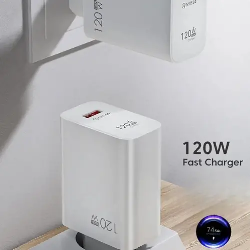 120 Watt Hızlı Çift Turbo Şarj Cihazı