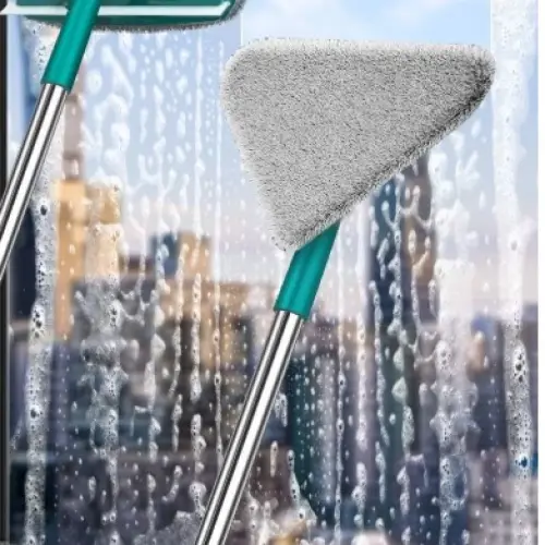 2 Bezli Üçgen Çek Çekli Mop Islak Mendil Uyumlu 150 cm