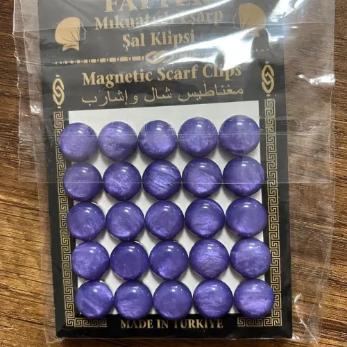 25 Takım Mıknatıslı Eşarp Şal Klipsi