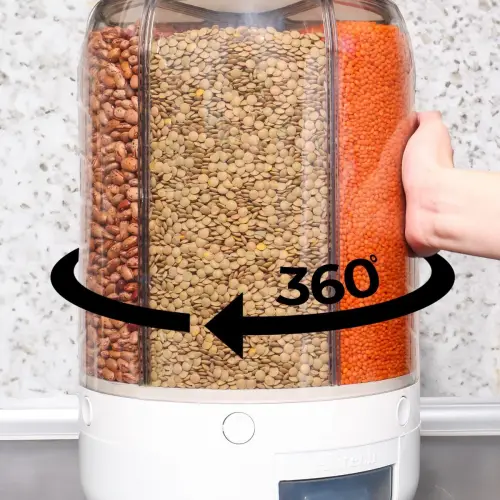 Alitech Kuru Gıda ve Bakliyat 6lı Erzak Saklama Kabı 10 Kg