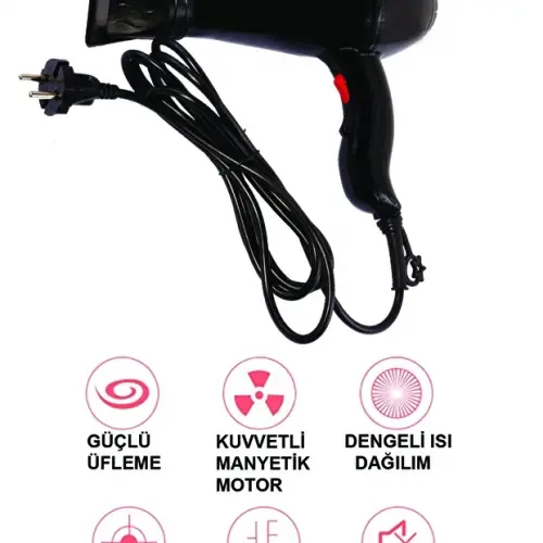 Saç Kurutma Fön Makinesi 2500W Turbo ProKama