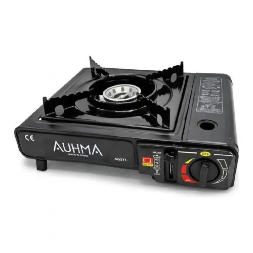 AUHMA OUTDOOR RB-KF01 ( 2.3KW ) ( RENKLİ ) TEKLİ PORTATİF KAMP OCAK ( PLASTİK ÇANTALI )*6