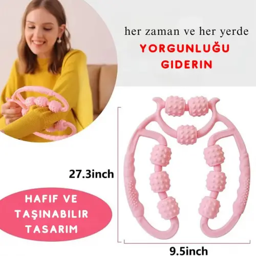 9 Tekerlekli Yoga Fitness Silindiri (Roller) Egonex