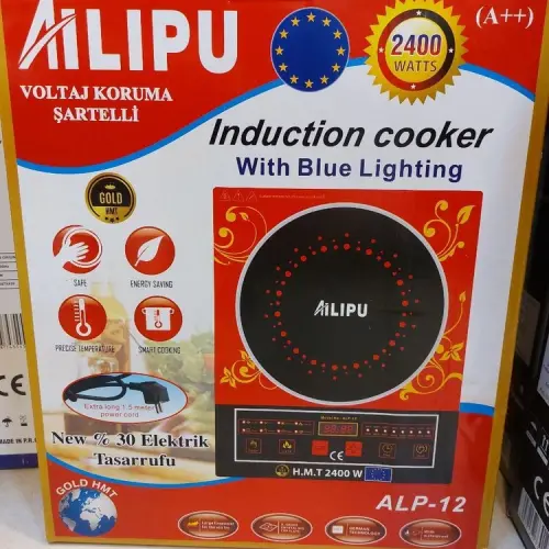 Ailipu Alp-12 Lazer Elektirikli Ocak Alipu Büyük Kart 2400 W