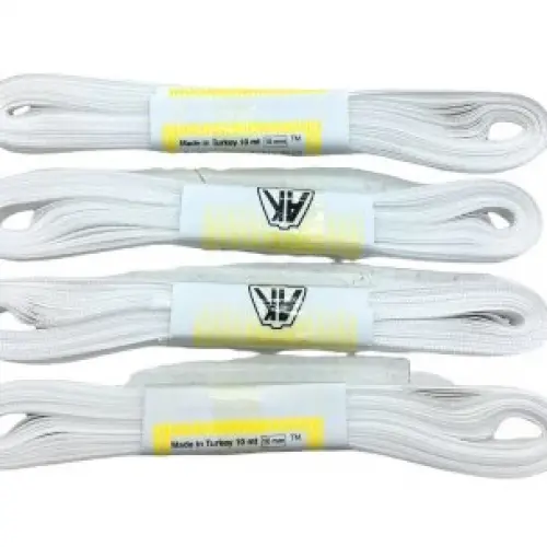 AKEL ( 1CMX10MT ) ( POŞETLİ ) ( BEYAZ ) KURDELE*10X100