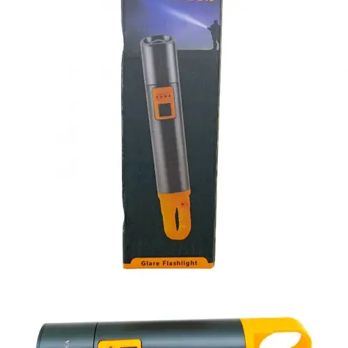 ALASKA GLARE FLASHLİGHT L-S18 (2IN1) ZOOMLU EL FENERİ &POWERBANK (USB ŞARJ) (METAL KASA &SU GEÇİRMEZ &500MT)*100