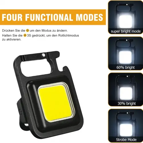 Anahtarlıklı Fener Fener Cob Led