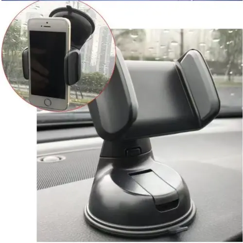 Araç İçi Torpido ve Cam Vakumlu Kısa Boy Telefon Tutucu