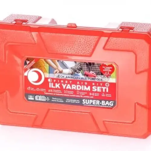ASR-5014 ( KÜÇÜK ) İLK YARDIM SETİ (FIRST AID KIT) PLS.ÇANTALI*24