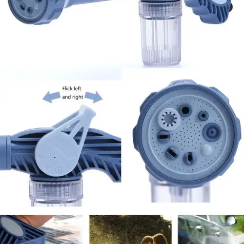 Otomobil Yıkama Sulama Fonksiyonlu Su Püskürtme Tabancası Deterjanlı Akıllı Tayzikli Basınçlı Bahçe