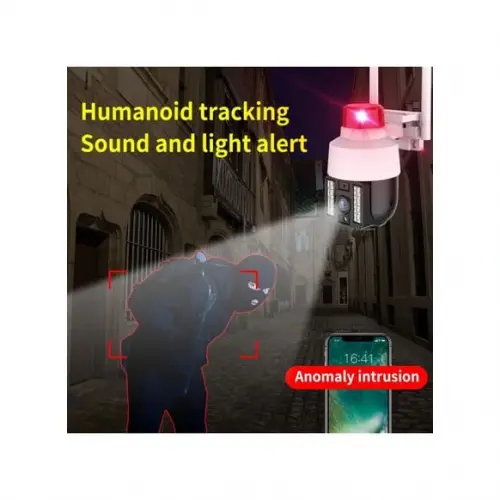 INT-CMR21 SD-kart destekli Hareketli Sesli Gece Renkli PTZ Akıllı Wifi Güvenlik Kamerası