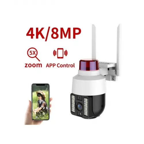 INT-CMR21 SD-kart destekli Hareketli Sesli Gece Renkli PTZ Akıllı Wifi Güvenlik Kamerası