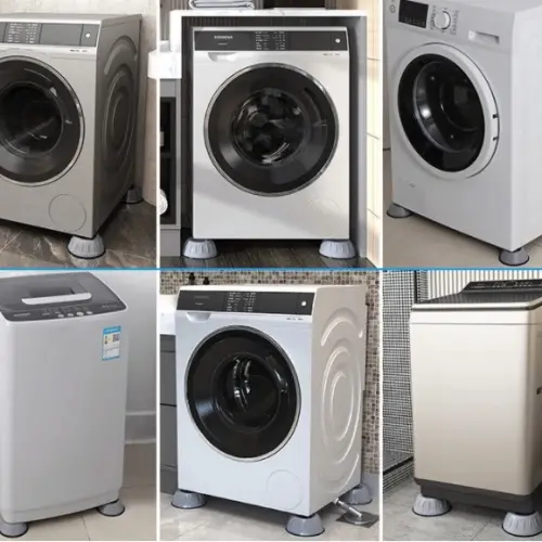 Çamaşır Makinesi Titreşim Engelleyici Stoper GRİ 4 lü Set