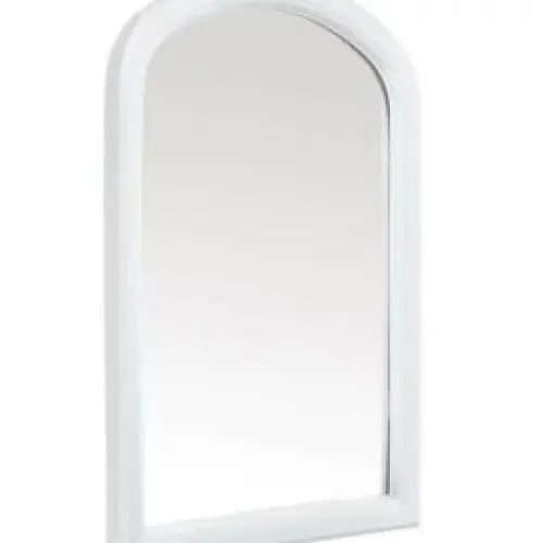 ÇELİK AYNA-671 BEYAZ MİNİ TEK AYNA*10