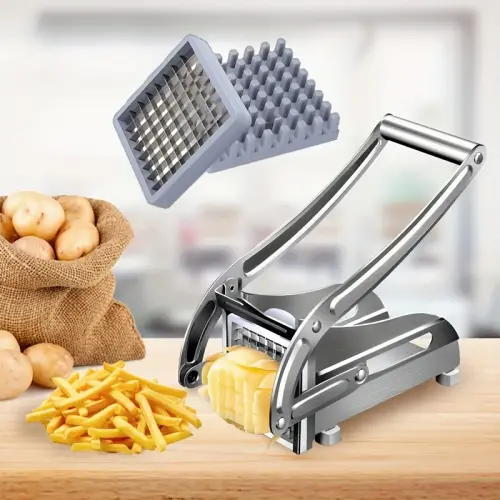 Çelik El Tipi Patates Sebze Dilimleyici Küp Rende Doğrayıcı