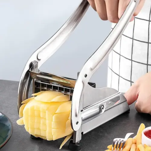 Çelik El Tipi Patates Sebze Dilimleyici Küp Rende Doğrayıcı