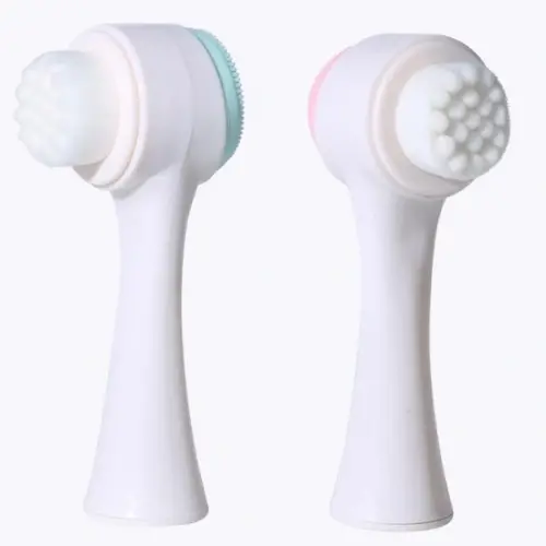 Çift Taraflı 3D Yumuşak Yüz Bakım Fırçası