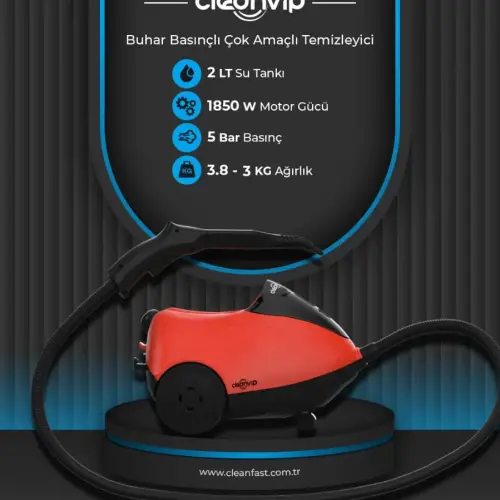 Cleanvip Detaylı Buhar Temizliği Buharlı Makinesi CV332