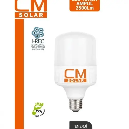 Cmsolar 30 W Led Torch Ampul E27 Duy 6500k Beyaz ışık