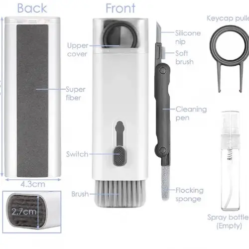 Çok Fonksiyonlu 7 Parça Airpods Klavye Ekran Kulaklık Temizleme Kiti