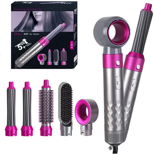 Egonex 5 in 1 Hava Üflemeli Saç Düzleştirici