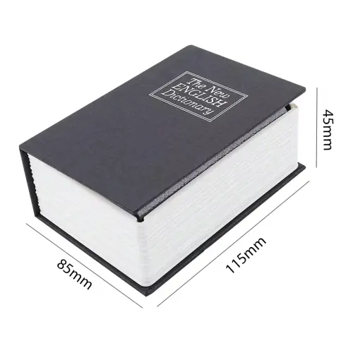 Egonex Kitap Görünümlü Metal Kasa Kumbara Tipi