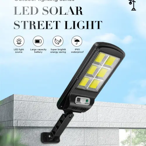 Egonex LED Solar Güneş Enerjili Bahçe Sokak Aydınlatma Işığı