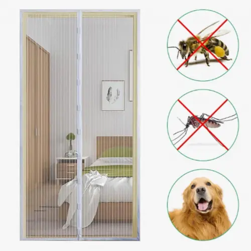 Egonex Mıknatıslı Kapı Sinekliği Tül Perde 105 x 210 cm