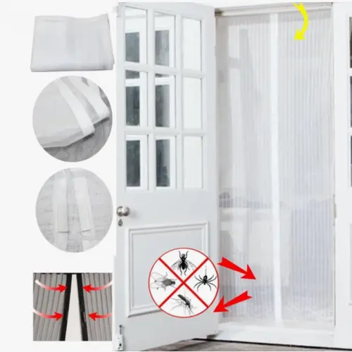 Egonex Mıknatıslı Kapı Sinekliği Tül Perde 105 x 210 cm