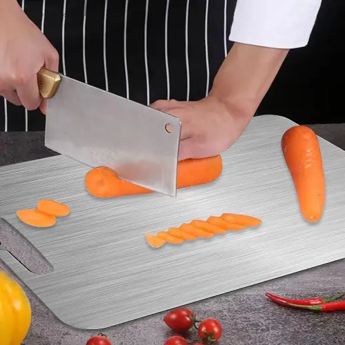 Egonex Paslanmaz Çelik Kesme Tahtası