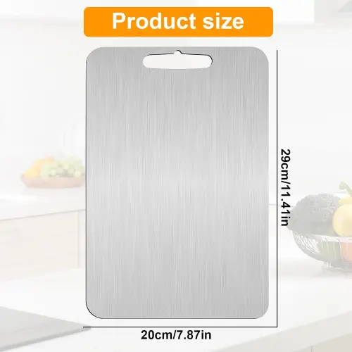 Egonex Paslanmaz Çelik Kesme Tahtası