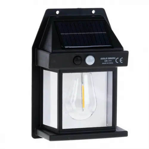 Egonex Solar Şarjlı Duvar Aplik Lambası Sensorlu EG-111